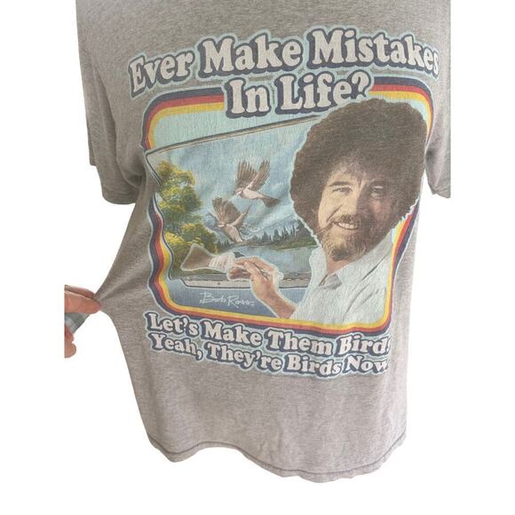 Bob Ross Short Sleeve‎ Cotton Poly Unisex Size Small - Picture 2 of 4
